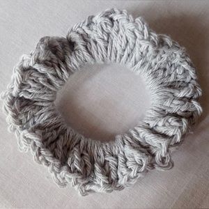 Gray Scrunchie